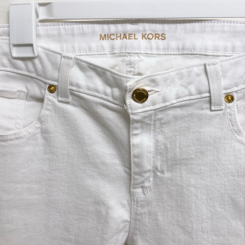 Michael Kors White Skinny Jeans - Picture 3 of 6